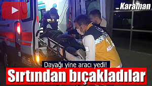 Uzman çavuş sırtından bıçaklandı