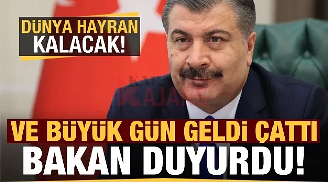 Bakan Koca duyurdu, yarın açılıyor