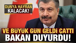 Bakan Koca duyurdu, yarın açılıyor