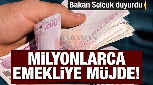 Emeklilere bayram öncesi maaş