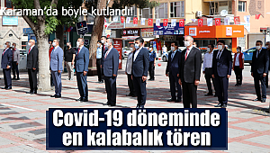 Karaman'da covid dönemindeki en kalabalık tören