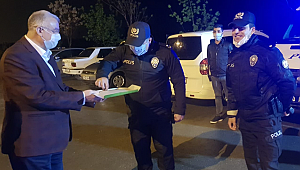 Tatlıyla teşekkür etti