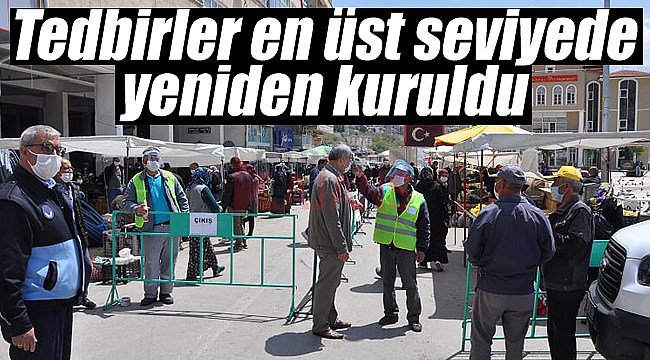 Tedbirler en üst seviyede, yeniden kuruldu