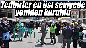 Tedbirler en üst seviyede, yeniden kuruldu