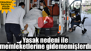 Yükledikleri sulama borularının altında kaldılar