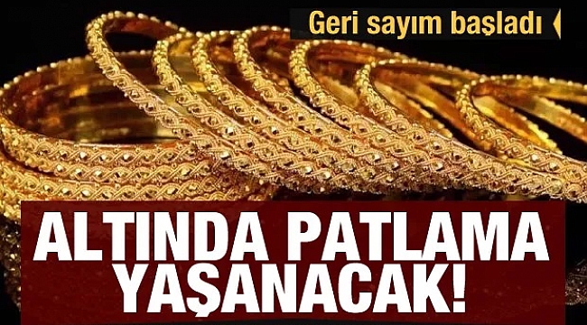 Altında patlama yaşanacak