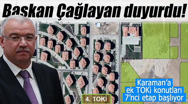 Başkan Çağlayan duyurdu ek konutlar yapılılacak