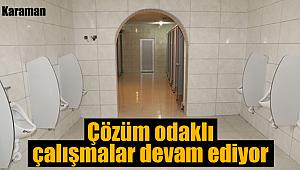 Başkan sorunlara eğiliyor, tuvaletler yenilendi