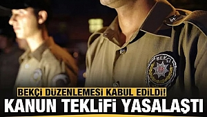 Bekçi düzenlemesi yasalaştı!