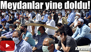 Binlerce kişi yine meydanları doldurdu