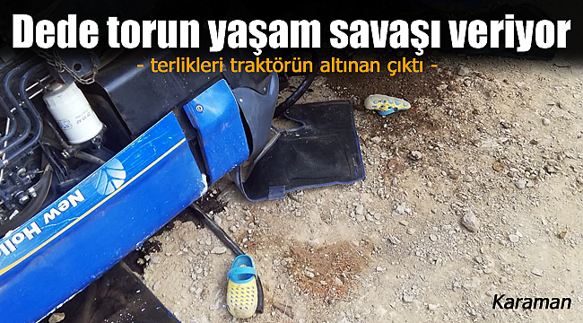 Dede torun yaşam savaşı veriyor