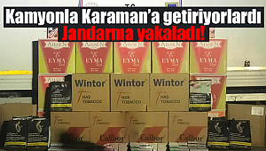 Kamyonla Karaman'a getiriyorlardı yakalandılar