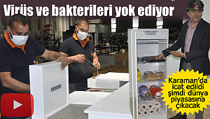 Karaman'da icat edildi, dünya piyasasına giriyor