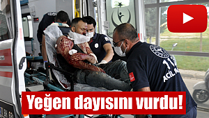 Karaman'da yeğen dayısını vurdu