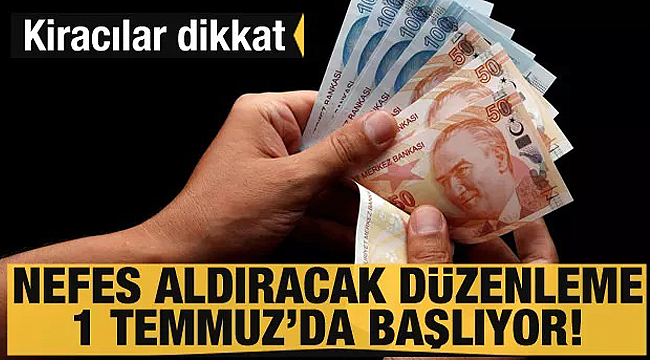 Kiracılara çok güzel haber