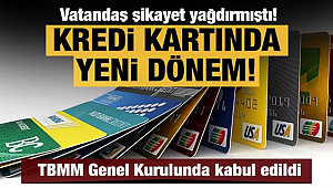 Kredi kartı için yeni dönem başlıyor
