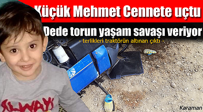 Mİnik Mehmet Efe yaşama tutunamadı