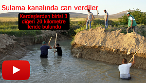 Sulama kanalında 2 kardeş can verdi