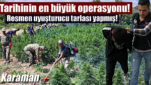 Tarihinin en büyük operasyonu, suç üstü yakalandı
