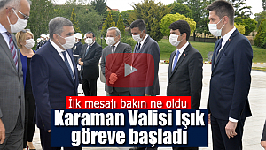 Vali Mehmet Arparslan Işık göreve başladı