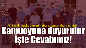 AK Partili Meclis üyelerine cevabımız