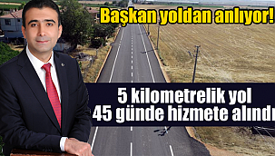 Başkan Kalaycı yoldan anlıyor