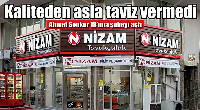 Kaliteden asla taviz vermedi 18'inci şubeyide açtı