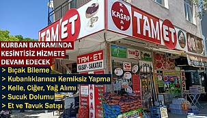 Kurban bayramında mesaiye devam ediyor