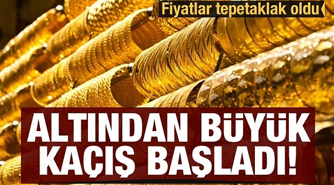 Altından kaçış başladı