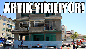 Belediye o binayı yıkıyor