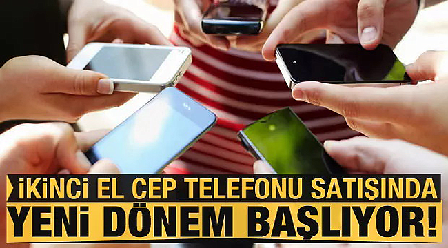 İkinci el telefonlar için yeni düzenleme