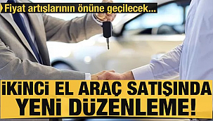 İkinci elde fiyat artışının önüne geçilecek