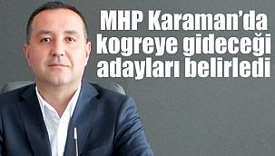 MHP Karaman'da bu isimlerle kongreye gidecek