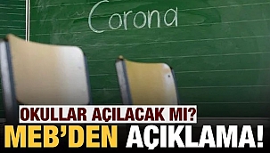 Okullar ile ilgili yeni açıklama