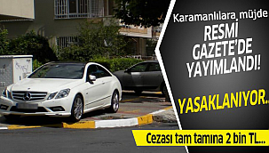 Resmi gazetede yayımlandı cezası tam 2 bin lira
