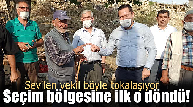 Selman Oğuzhan Eser seçim bölgesinde