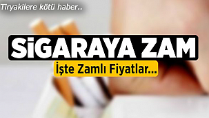 Tiryakilere kötü haber sigaraya zam geldi
