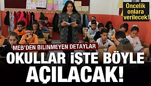 Türkiye'de okullar böyle açılacak