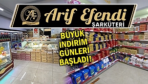 Arif Efendi Şarküteriden müşterilerine jest