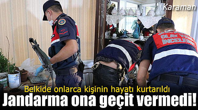 Karaman'da jandarmadan suç üstü operasyon