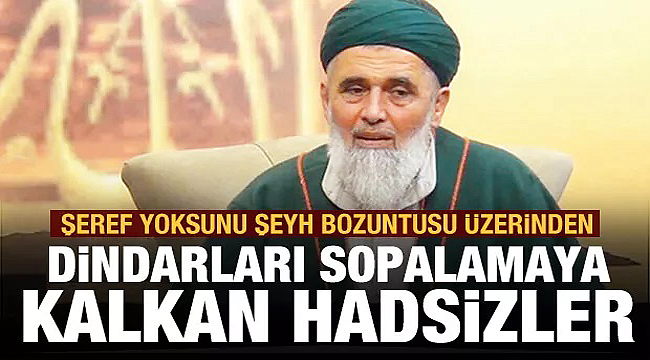 Şeyh bozuntusu yüzünden dindarları sopalamaya kalkan hadsizler