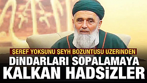Şeyh bozuntusu yüzünden dindarları sopalamaya kalkan hadsizler