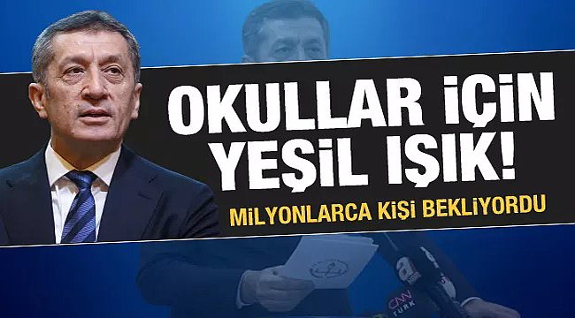 Türkiye'de okullar için yeşil ışık