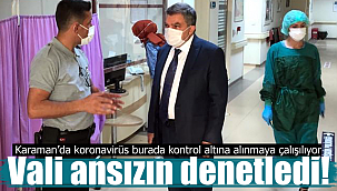 Vali Mehmet Alpaslan Işık ansızın denetledi
