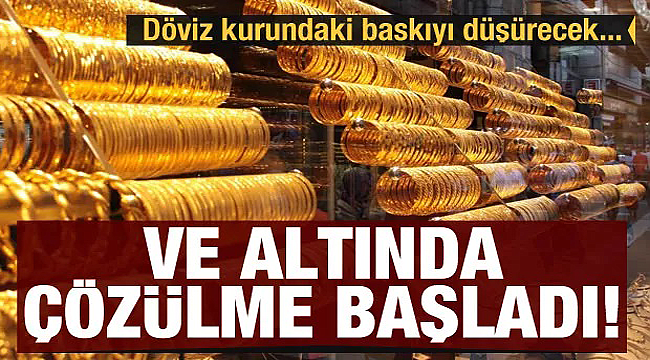 Altını olanlar çözülme başladı