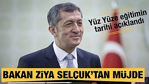 Bakan Selçuk yüz yüze eğitim tarihini açıkladı