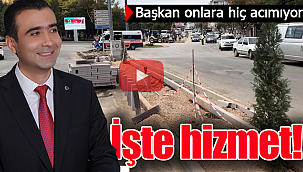 Başkan Kalaycı onlara acımıyor, işte hizmet
