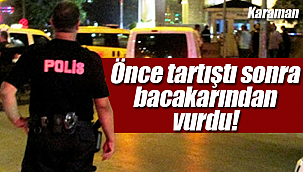 Cadde üzerinde husumetlisinin bacaklarına kurşun sıktı