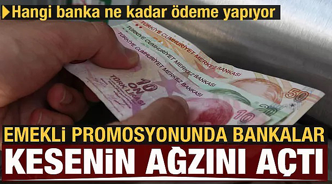 Emekliler için bankalar kesenin ağzını açtı