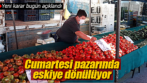 Karaman'da Cumartesi pazarı eskiye dönüyor